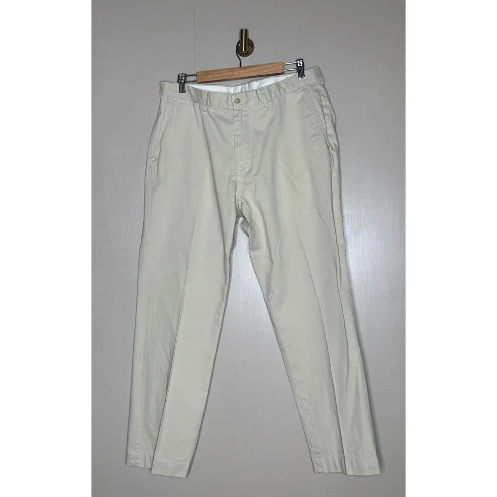 Polo Ralph Lauren Chino Pants Men's 36x30 Ivory Classic Straight Leg